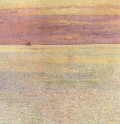 Childe Hassam Sunset at Sea oil painting reproduction